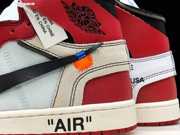 The Chicago Jordan Off-White AA3834-101 Ten Air 1 Retro 0721
